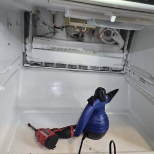 The refrigerator compressor needs to be fixed by an appliance repair technician.